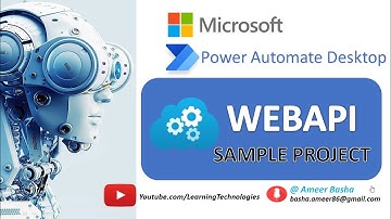 Power Automate Desktop: 102 || Uitleg van het Web API-project