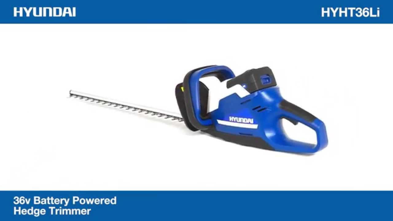 hyundai cordless hedge trimmer