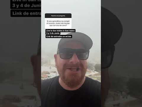 Si una sanisidrina me rompió el corazón, ¿duele más tiempo que con una de cono?