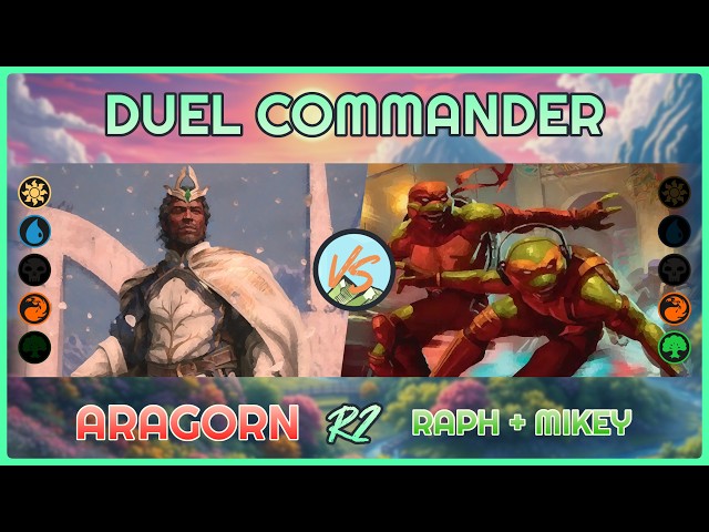 Aragorn vs. Raph & Mikey - LTC#11 Rebound -  R2 - Duel Commander│MTG│bitzelberg thumbnail