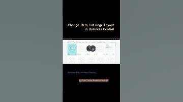 How-To Change Item List Page Layout/Format in Business Central #change #display #itemlist #page #bc