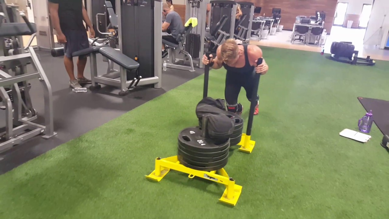 Sled training for up coming wheelie record attempt