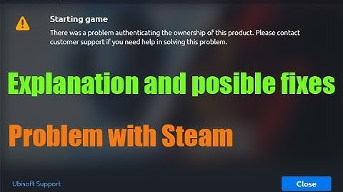 problem authenticating ownership of this product rainbow six siege