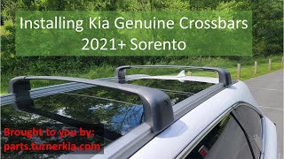 How to Install Kia Sorento Genuine OEM Crossbars on 2021+ Kia Sorento