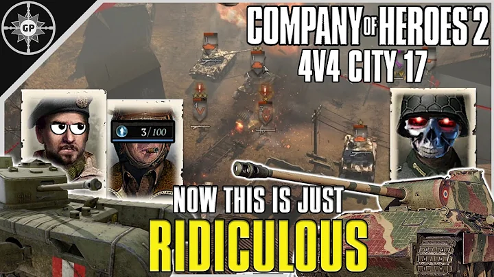 50% Amazing Gameplay, 50% Garbage Gameplay | 4v4 City 17 | CoH2 Cast #92