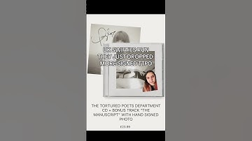UK SWIFTIES SIGNED TTPD ON TAYLORS WEBSITE #taylorswift #signed #ttpd #swiftie #swifttok #signedcd