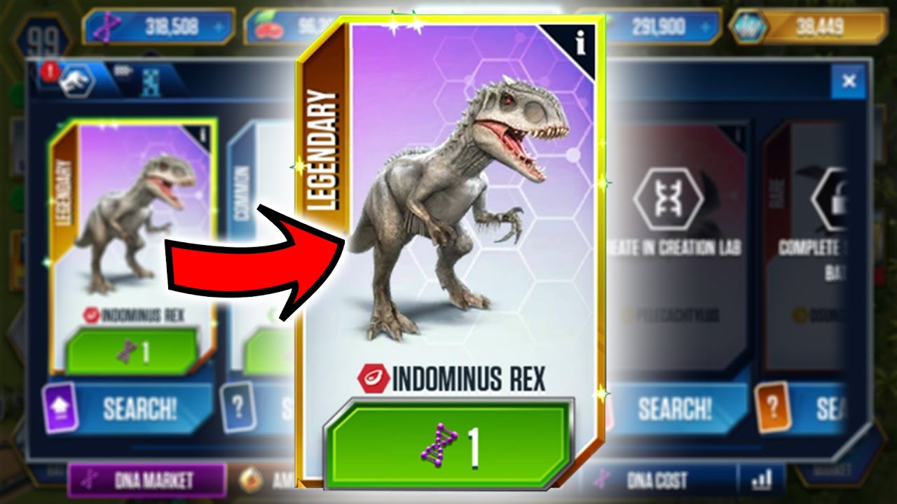 1 Dna Indominus Rex Jurassic World