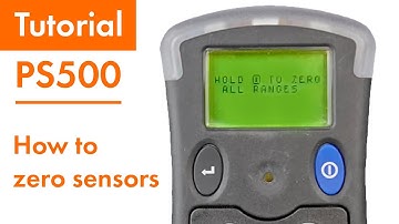 How to zero sensors on your PS500 / Visa from GMI | Tutorial
