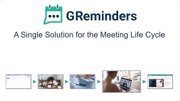 GReminders is the Single Solution for the Meeting Life Cycle