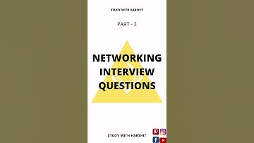 Networking Interview Questions // 5 Most Asked Networking Interview Questions // Part 3 // #shorts