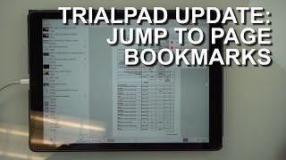 TRIALPAD UPDATE - BOOKMARKS AND JUMP TO PAGE