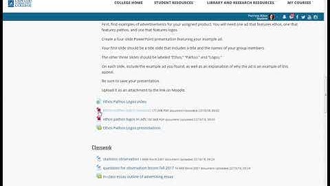 Introduction to your moodle shell