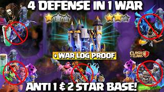 Th18 Anti Thrower Base Coc! New Th18 War Base + Th18 Legend Base🔥4 Defense In 1 War 🌱 Clash Of Clans