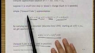 Lecture 10 | Introduction to Linear Dynamical Systems