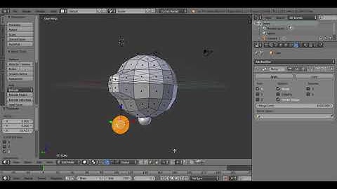 making kirby in blender
