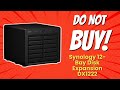 Synology 12-Bay Disk Expansion DX1222 (Diskless) | 8 Reasons NOT to Buy 🚫💾