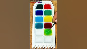 Inside out color mixing （Part 8） #insideout2 #insideout #colormixing #satisfying #asmr #shorts