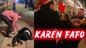 Karen MELTDOWN: Body Slammed, Hair Pulled, and Sidewalk Karma! (Full Video)