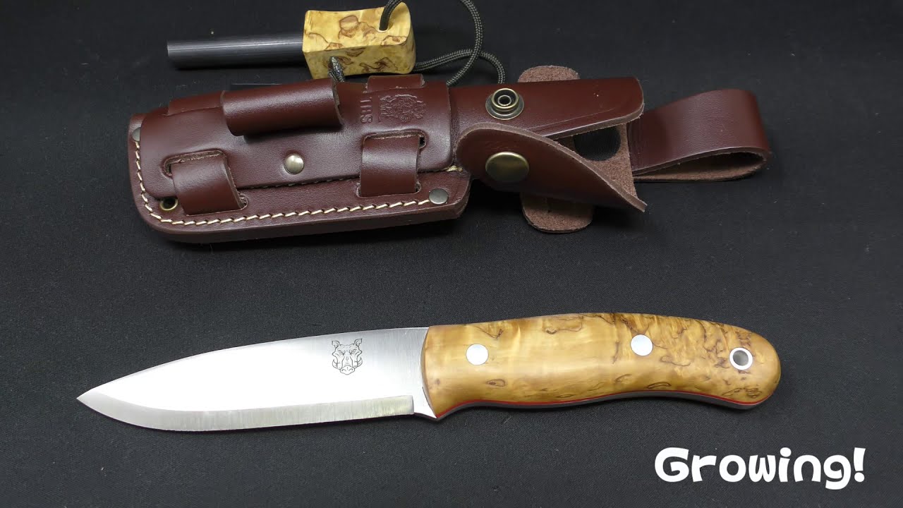 TBS knives【TBSナイブス】 ボア スペシャルエディション 【左利き用】 【N690co】【カーリーバーチ】【ファイヤースターター