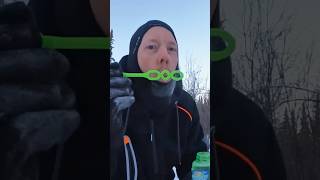 He Survives -60 Alaska Where Water Freezes Instantly Into Ice Dust In Mid Air