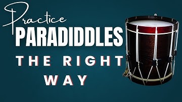 Drum Rudiments: How to MASTER Paradiddles with 3 EASY exercises 