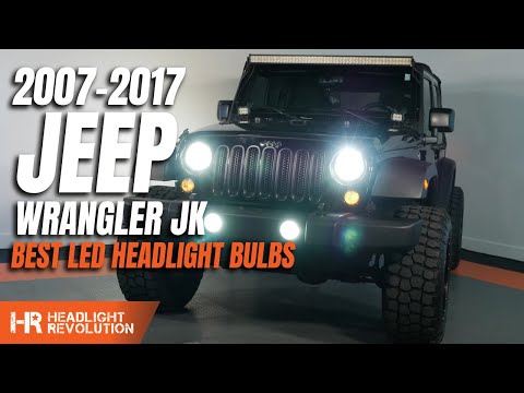 HR Tested: 300% Brighter LED Headlight Bulbs 07-17 Jeep Wrangler JK