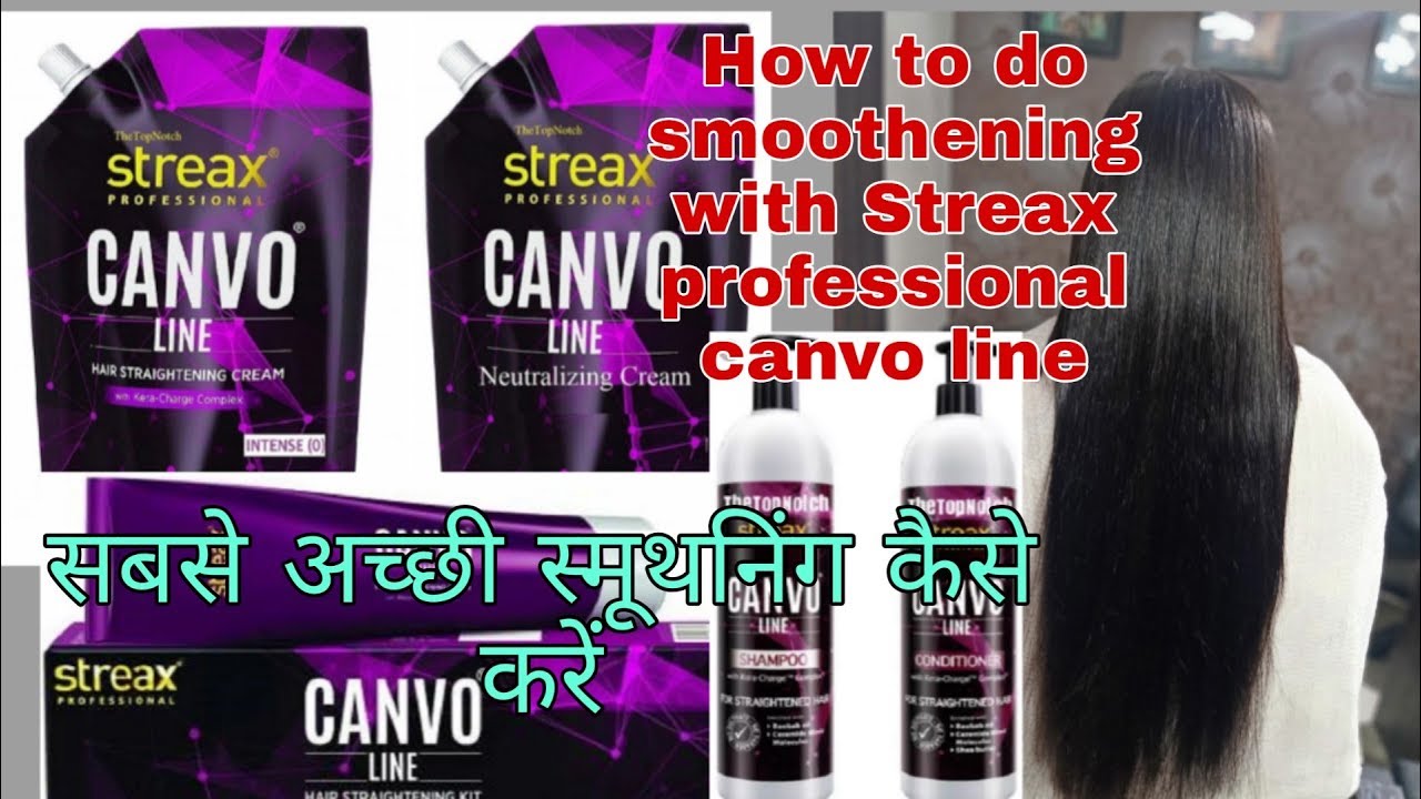 Streax Canvo line Professional smoothening cream review  YouTube