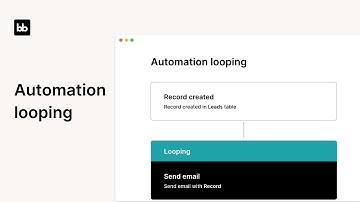 Looping an automation | Budibase University