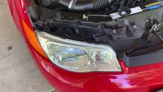 How to install Aux Beam LED headlights in a Saturn Ion