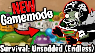 Unsodded Endless Is Crazy! | New DLC Mod Plants Vs. Zombies Expansion (Pvz Remastered)