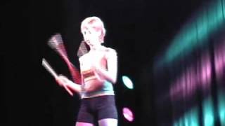Nikki  EJC on stage Devilstick