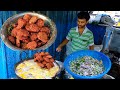 HARDWORKING MAN MAKING CRISPY MASALA VADA RECIPE | Indian Street Food