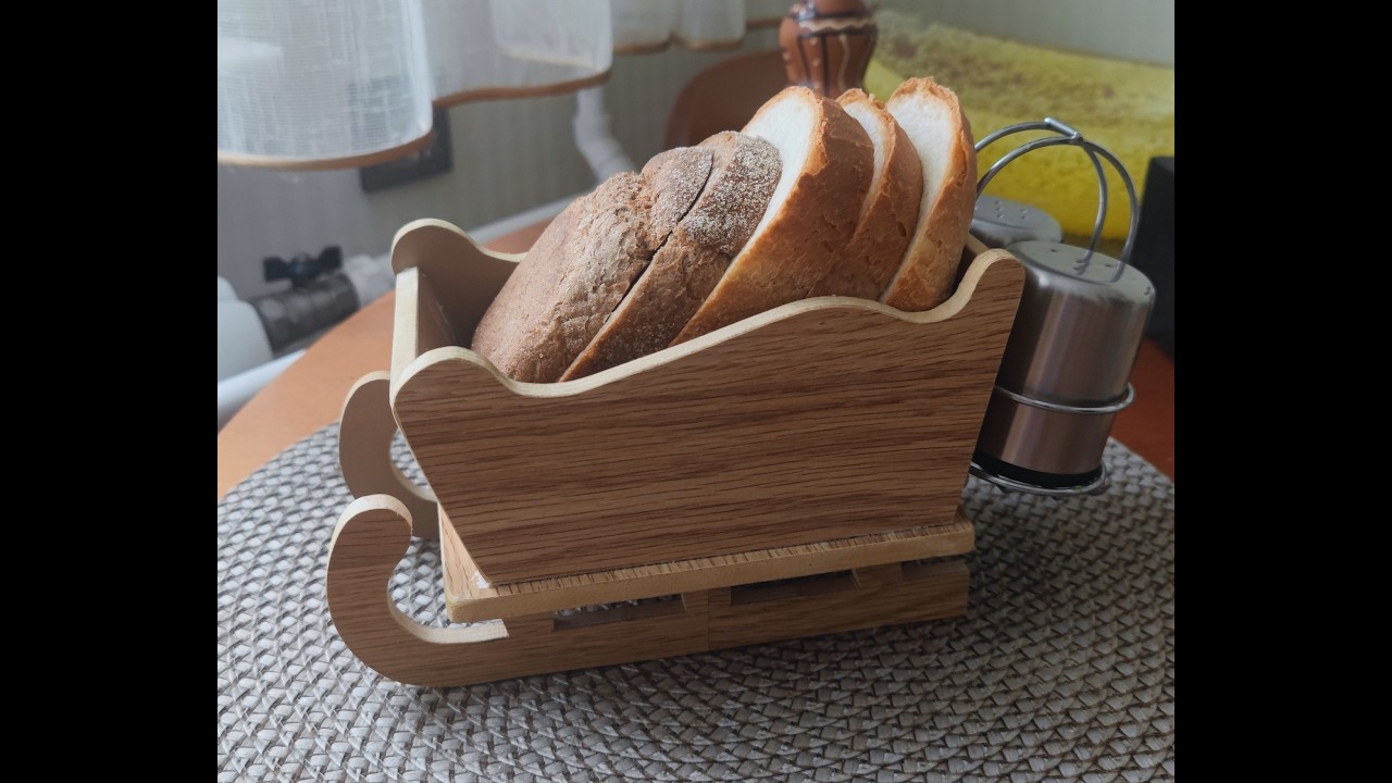 Настольная хлебница из ламината,своими руками.