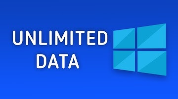 How to Set Unlimited Data Limit for Connection in Windows 10