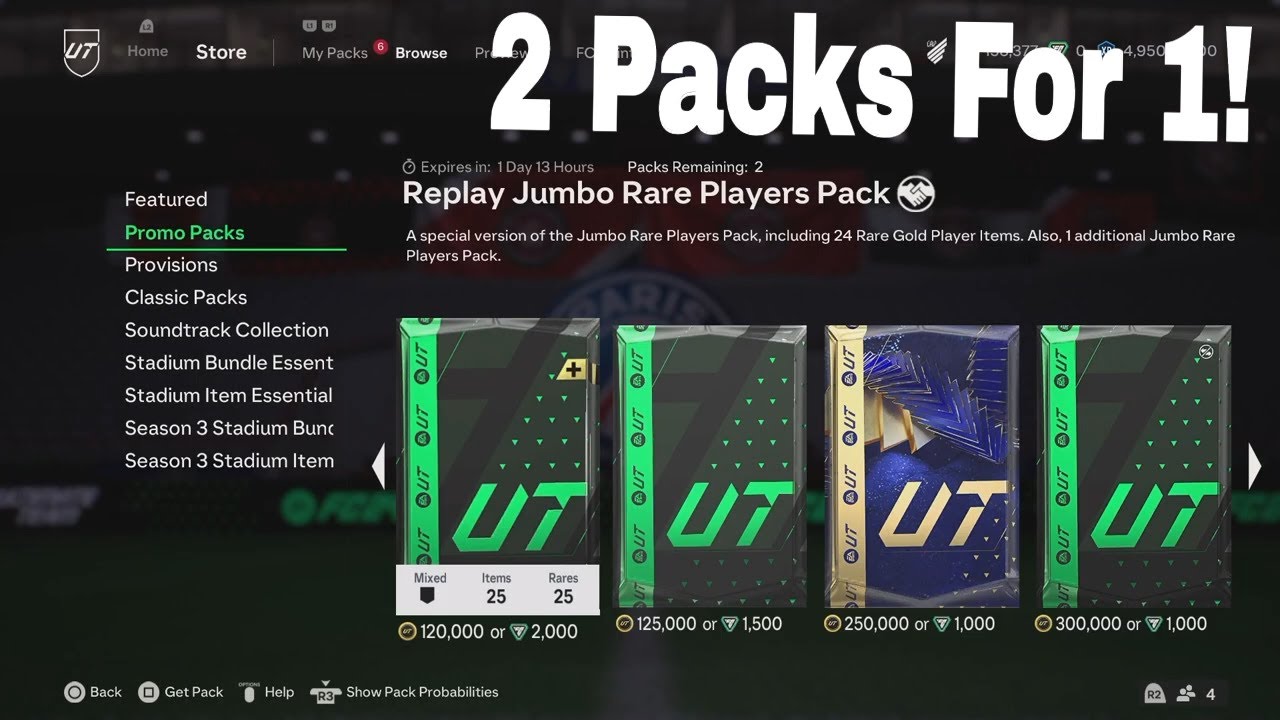 This Is What You Get In The Replay Jumbo Rare Players Pack! FC 24