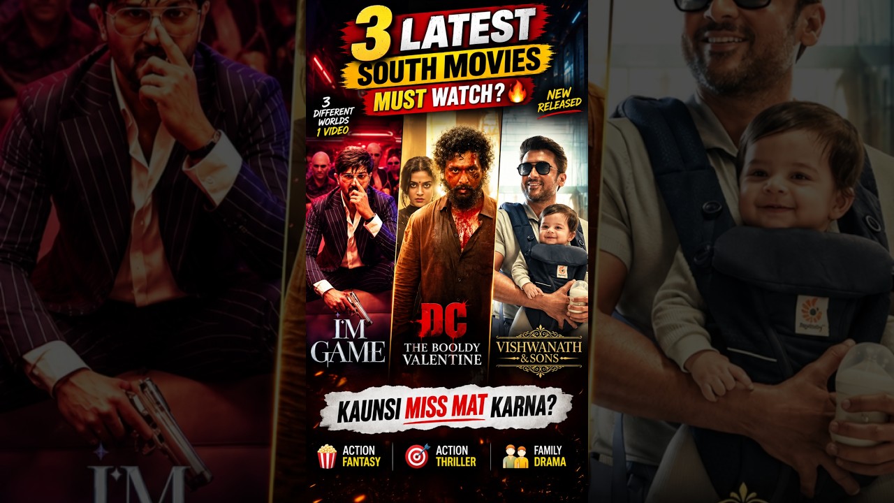 3 Latest South Indian Movies You Shouldn’t Miss! 🔥 | New Movies 2026 #gm