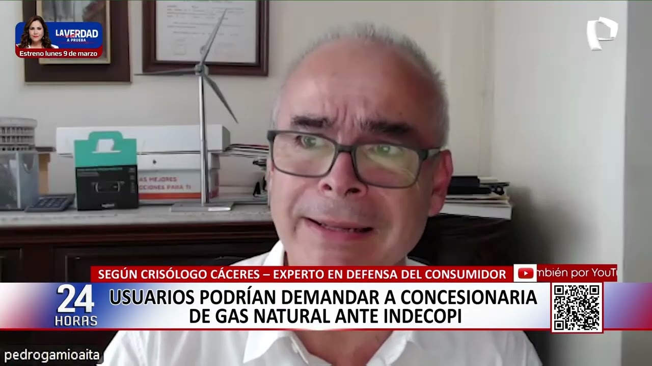 USUARIOS PODRÍAN DEMANDAR A CONCESIONARIA DE GAS NATURAL ANTE INDECOPI