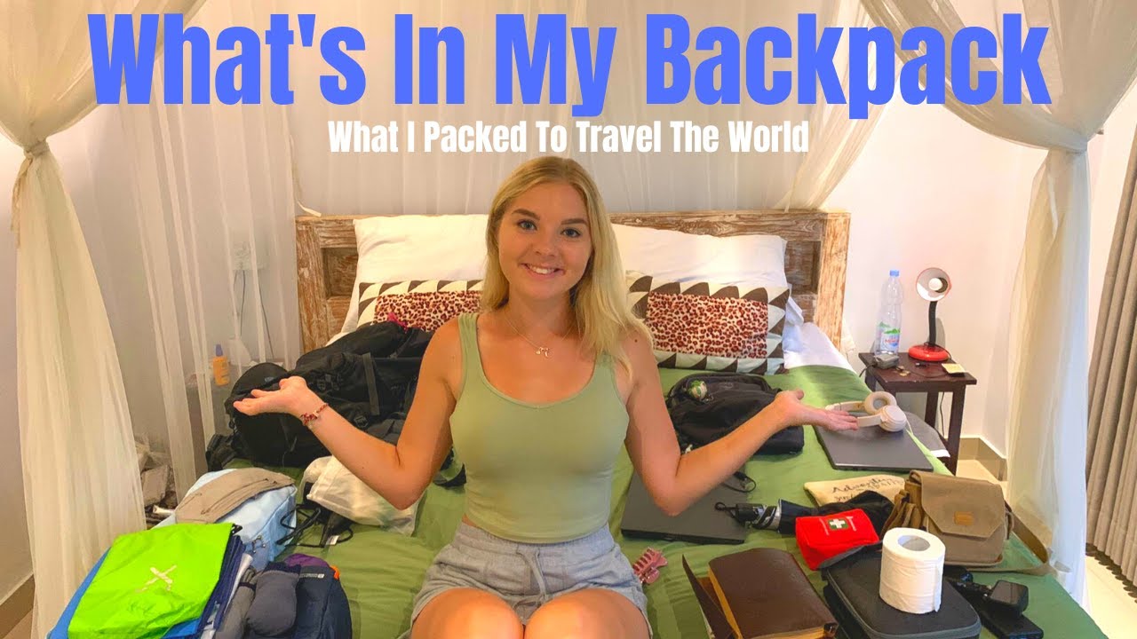 Everything I Packed To Travel The World - YouTube