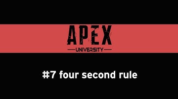 #7 4-second rule | Coach Nihil | APEX UNIVERSITY