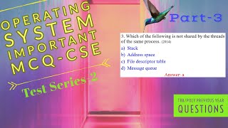 Operating System Important MCQ, CSE, TRB Poly Previous Year Questions, Test series-2
