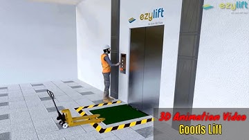 Elevator | Goods Lift | Industrial Automation | Technical 3D Animation