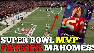 Famous 99 SUPER BOWL MVP PATRICK MAHOMES GAMEPLAY! THIS CARD MAKES INSANE THROWS! Wealth