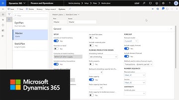 Master planning setup wizard in Dynamics 365 Supply Chain Management