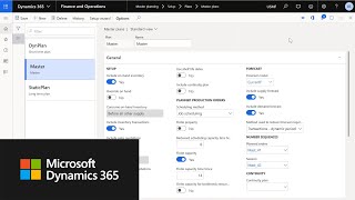 Master planning setup wizard in Dynamics 365 Supply Chain Management