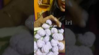 Purple rose blanket + bouquet | Handmade crochet gift ideas 💜 #crochetblanket #crochetbouquet