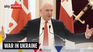Putin views the UK as his “number one enemy”, defence secretary says during speech