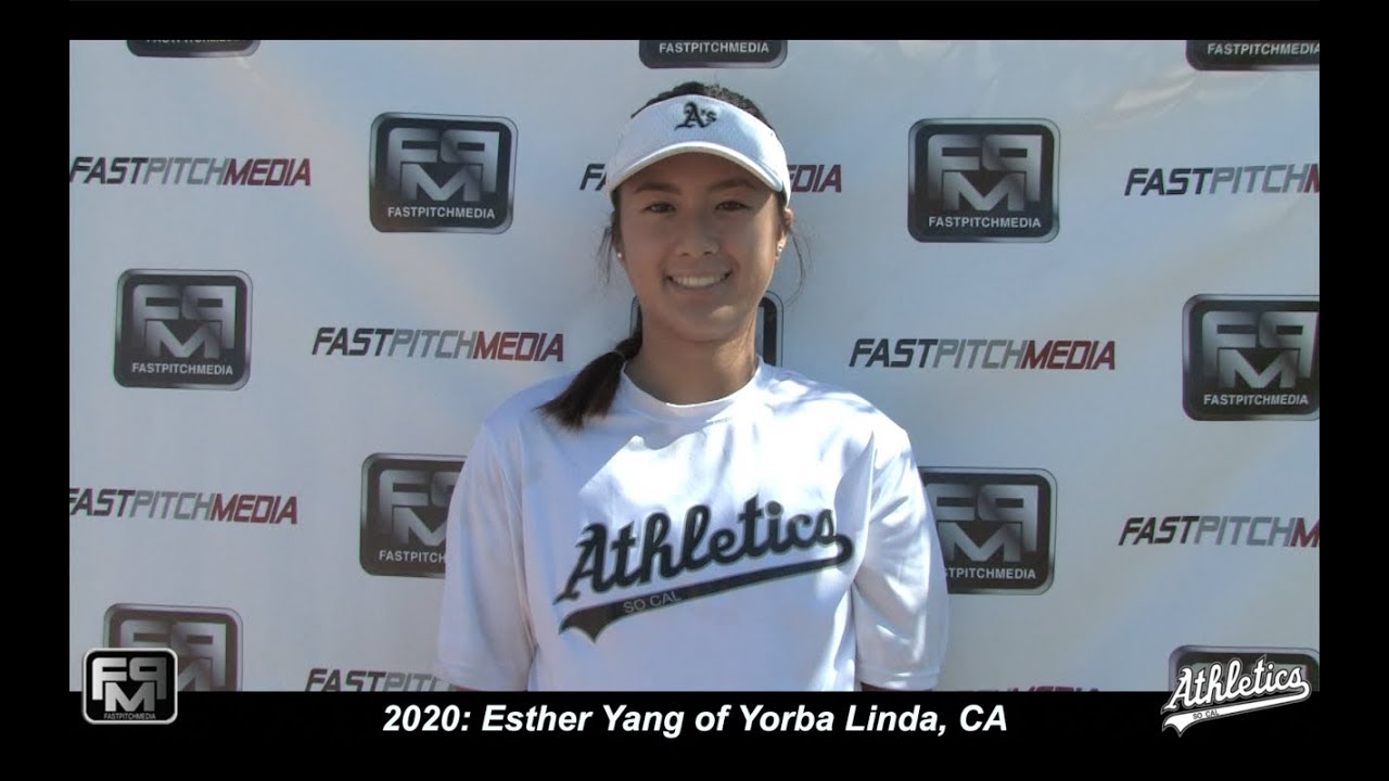 2020 Esther Yang Pitcher and First Base Softball Skills - So Cal Athletics
