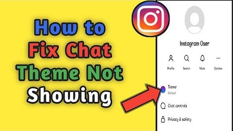 How to Fix instagram Chat Theme Option Not Showing 2023 || How To Enable Instagram Chat theme option