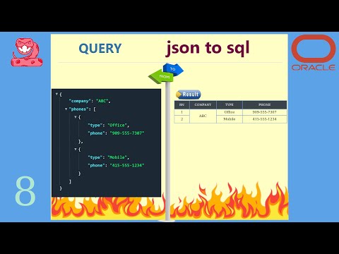 Oracle JSON2SQL[8]: Parsing a JSON nested path