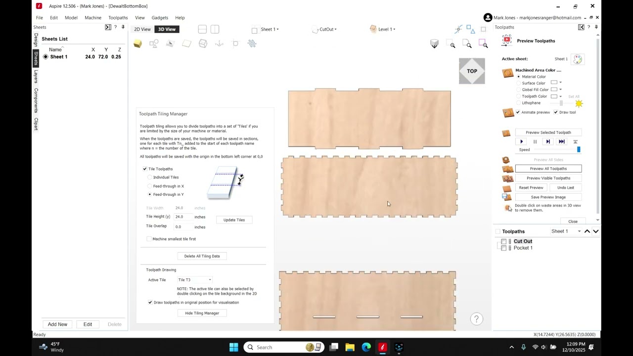 ящик для стола DeWalt